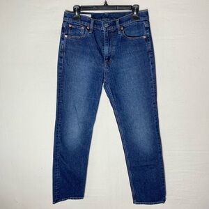 GAP 90s Straight High Rise Classic Blue Jeans 28